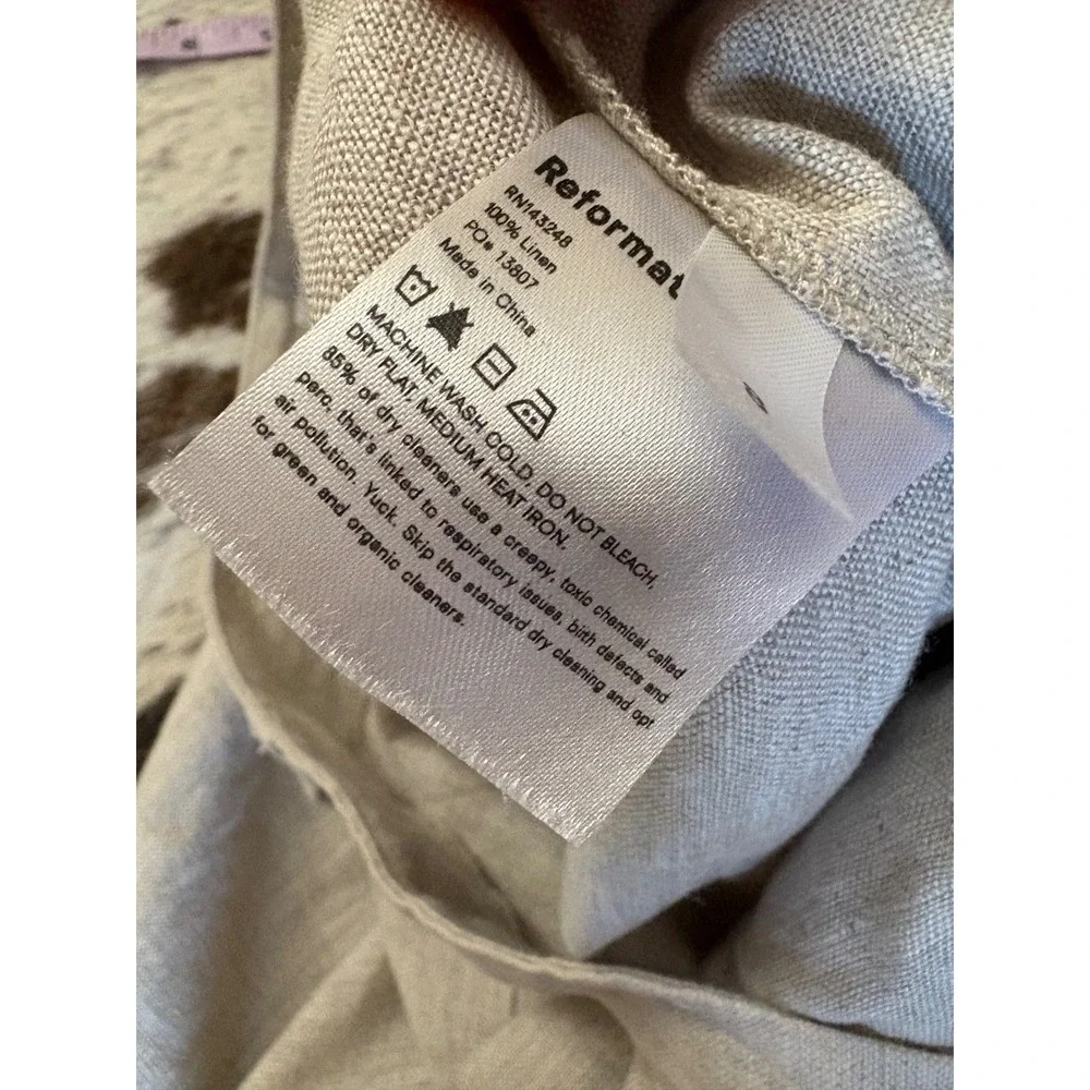 Reformation size fabric